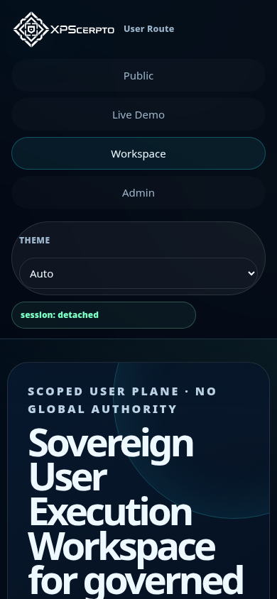 App Shell local browser screenshot